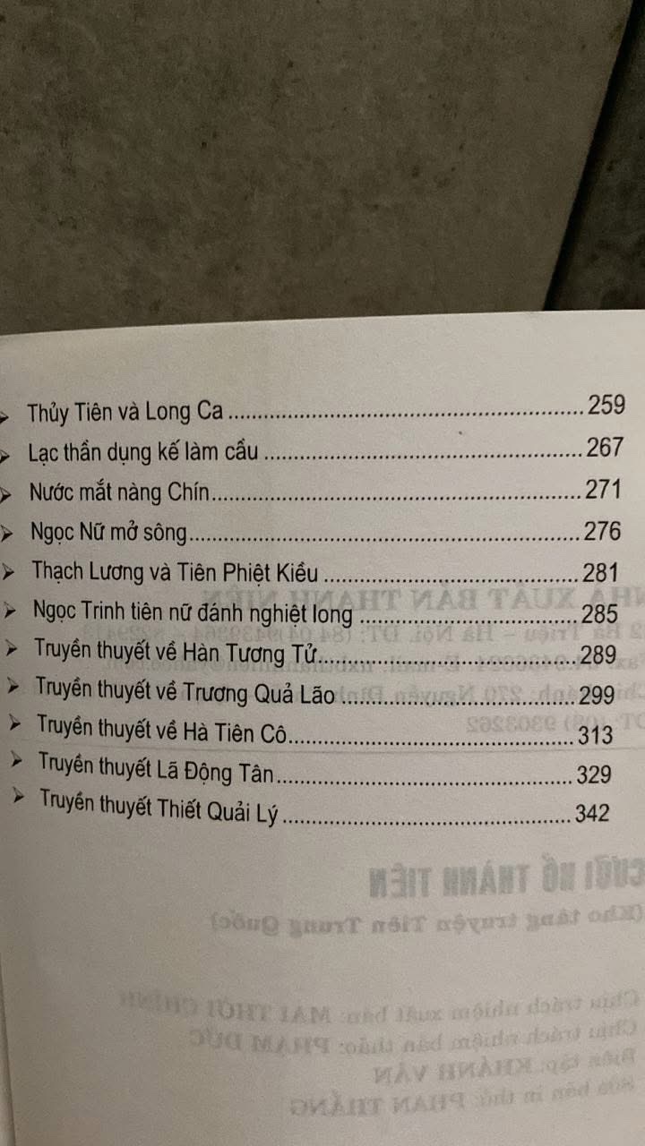 Cưỡi Hổ Thành Tiên (kho tàng truyện Tiên Trung Quốc) -Tác giả Bùi Thiết -Sách lưu kho chưa qua sd