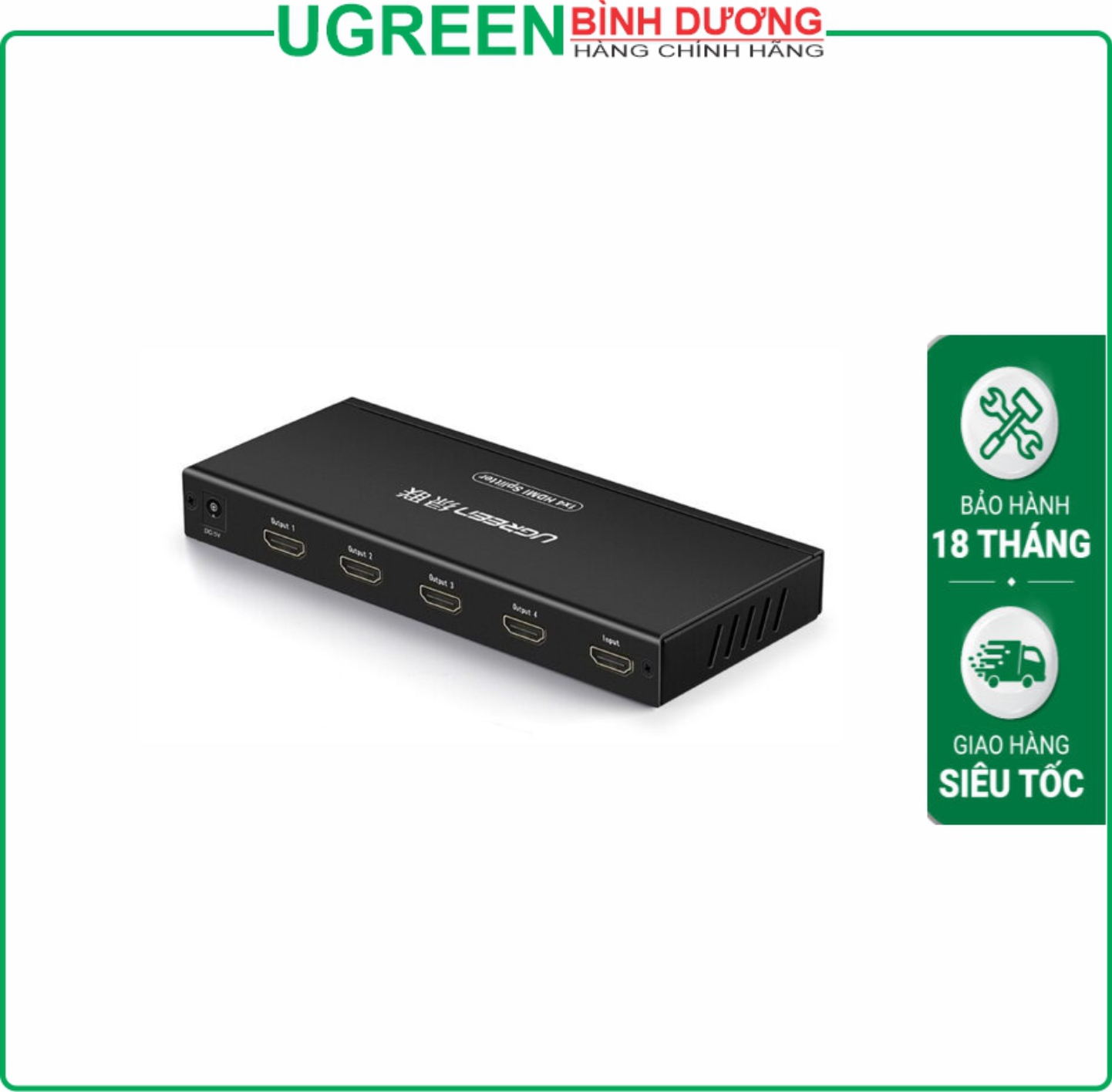 Bộ chia HDMI 1 ra 4 4K/30Hz Ugreen (40202EU)