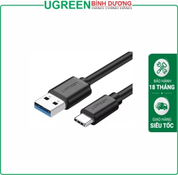 Cáp sạc và dữ liệu USB to Type-C 3.0 dài 0.5M Ugreen (20881)