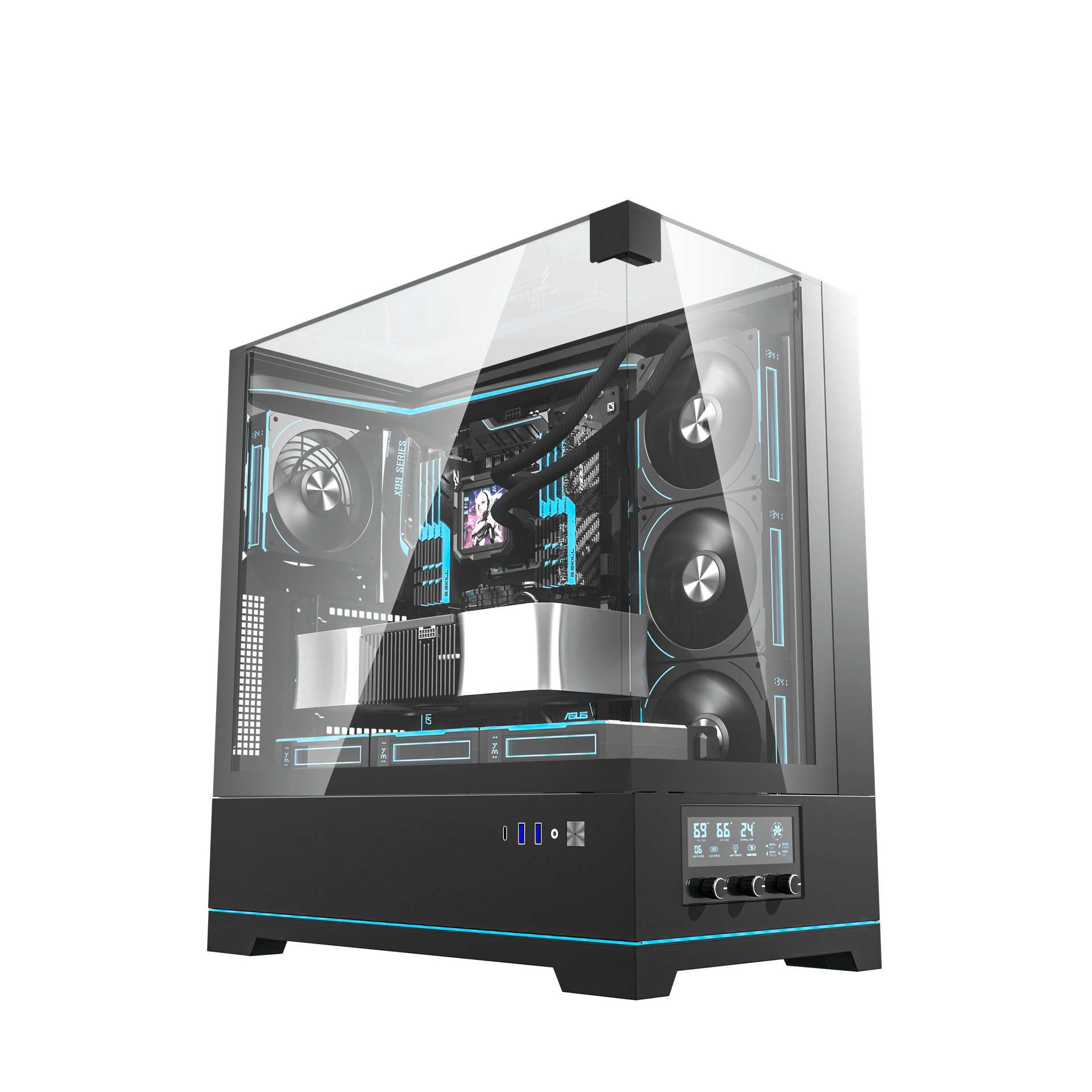 Vỏ case DARK FLASH DY450 PRO BLACK