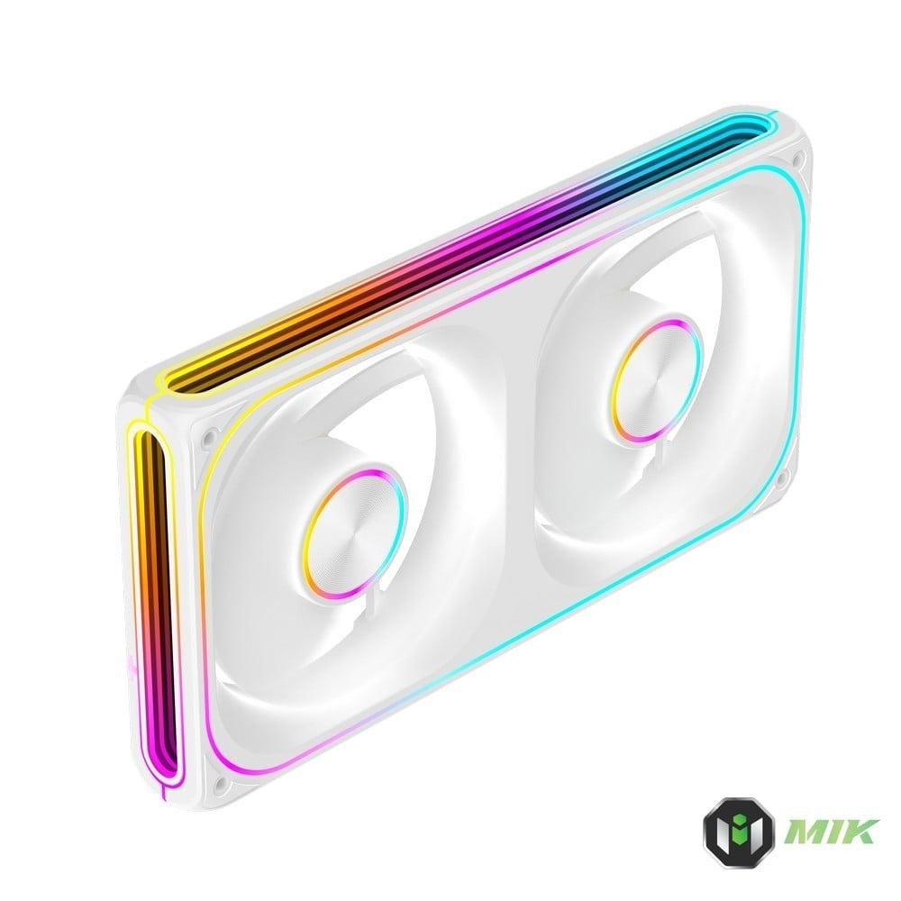 Fan case MIK H240 ARGB Màu Trắng Gió Ngược Bảo Hành 12 Tháng