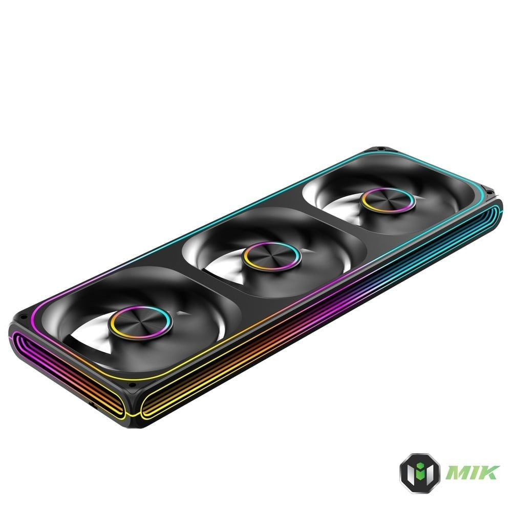 Fan case MIK H360 ARGB Màu Đen Gió Ngược Bảo Hành 12 Tháng