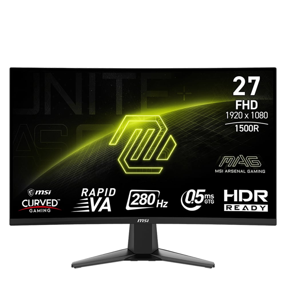 Màn Hình Cong Gaming MSI MAG 274CXF 27 inch - VA - FHD - 280Hz - 0.5Ms ( HDMI-DP ) Bảo Hành 36 Tháng