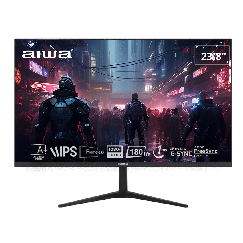 Màn Hình Phẳng AIWA MD2404-V 23.8 inch - IPS - FHD - 180Hz - 1ms ( HDMI-DP ) Bảo Hành 36 Tháng