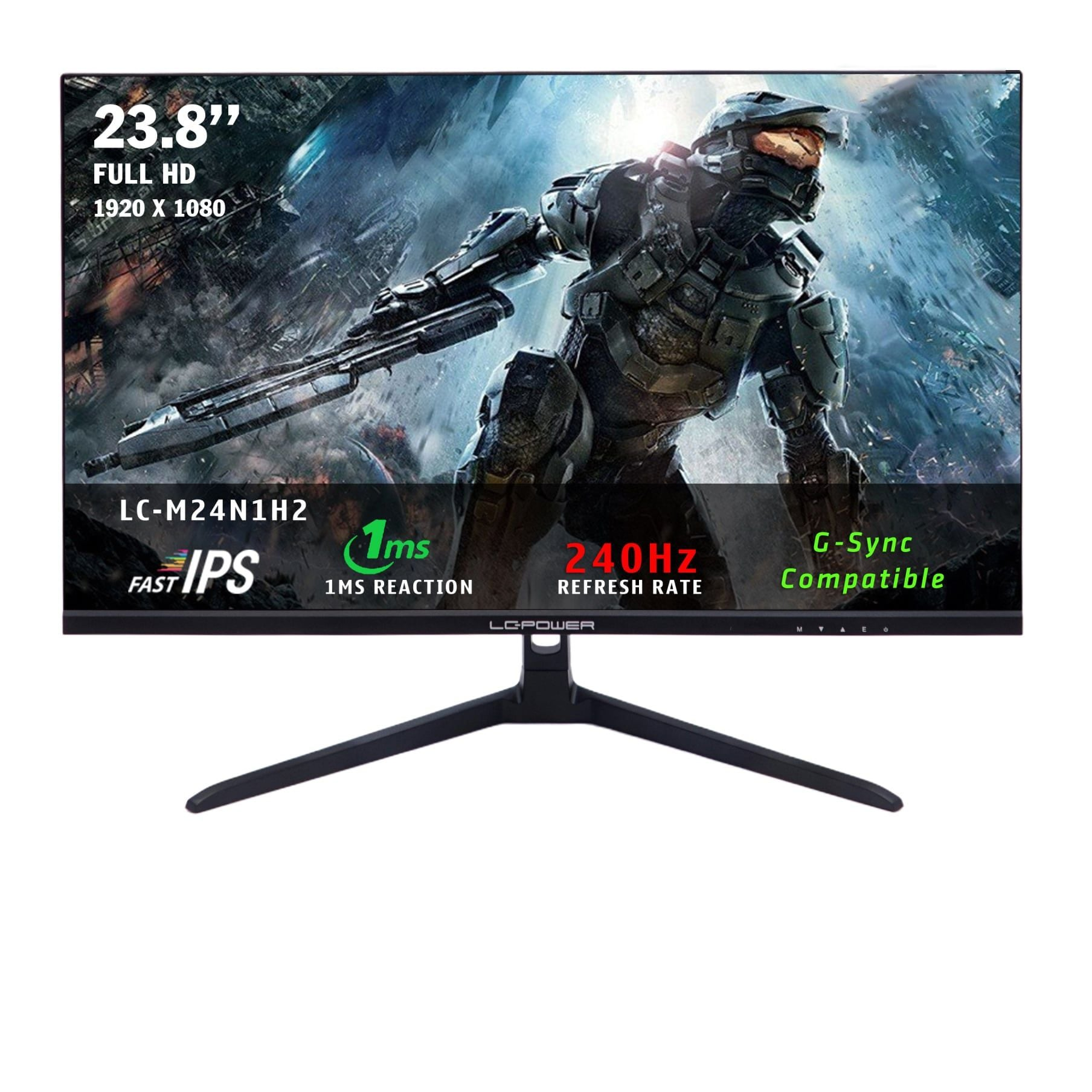 Màn Hình Phẳng LC-POWER LC-M24N1H2 24 inch - IPS - FHD - 240Hz - 1ms ( HDMI-DP ) Bảo Hành 36 Tháng