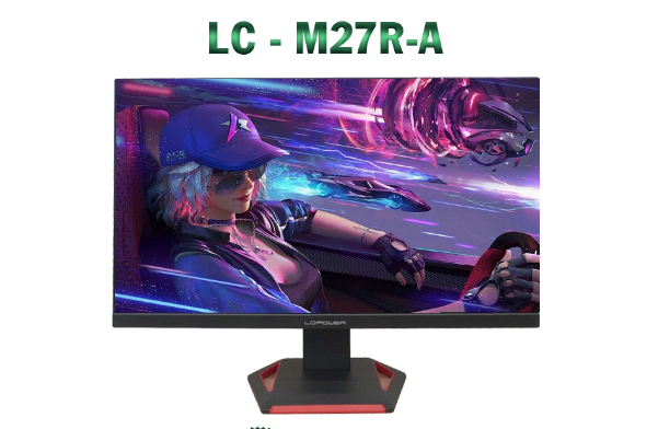 Màn Hình Phẳng Gaming LC POWER LC-M27R-A 27 inch - IPS - 2K - 180Hz - 1ms ( DP-HDMI ) Bảo Hành 36 Tháng