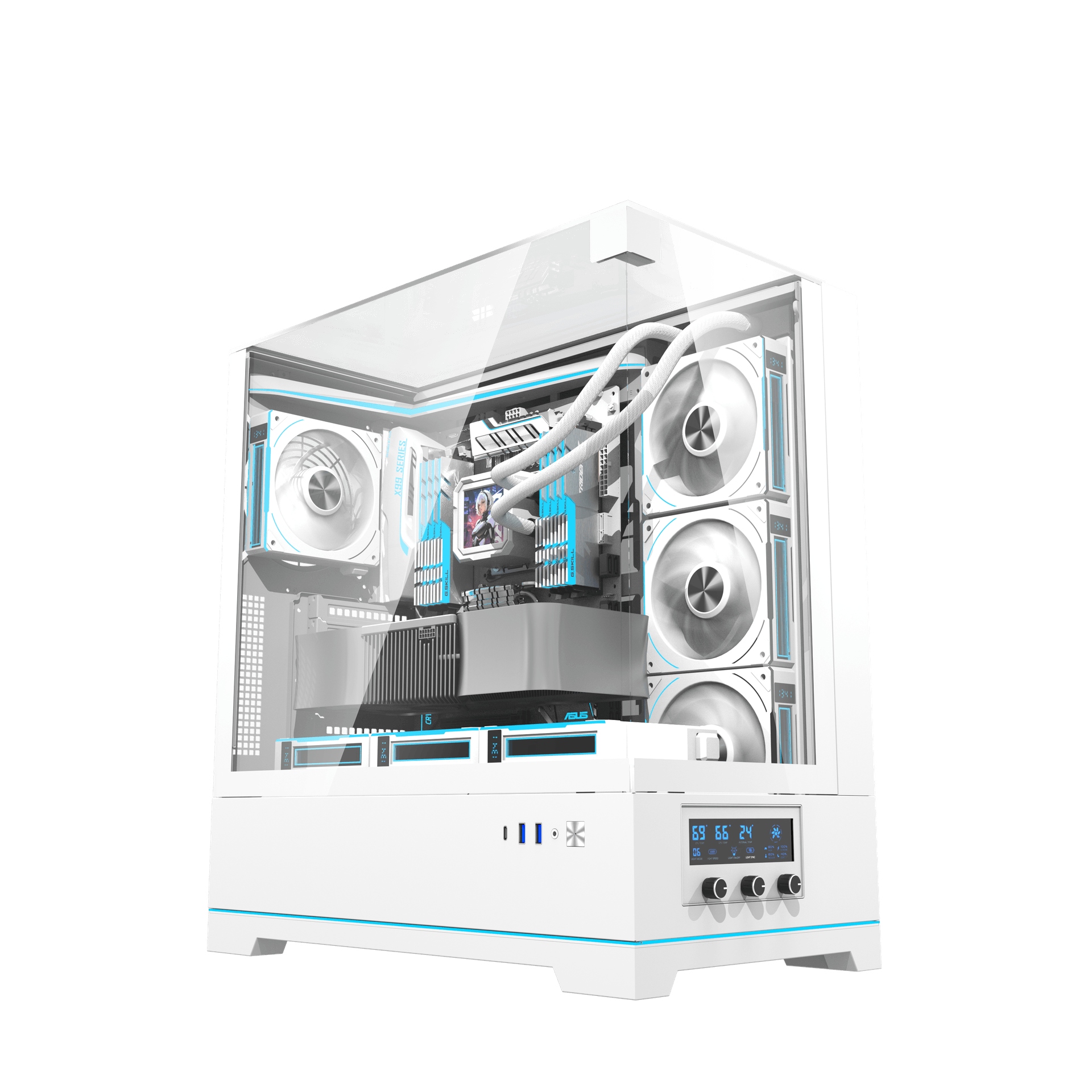 Vỏ Case DARK FLASH DY450 PRO WHITE