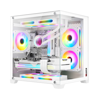 Vỏ case Magic Aqua-M-Ultra ( Chưa Kèm Fan ) M-ATX , Màu Trắng