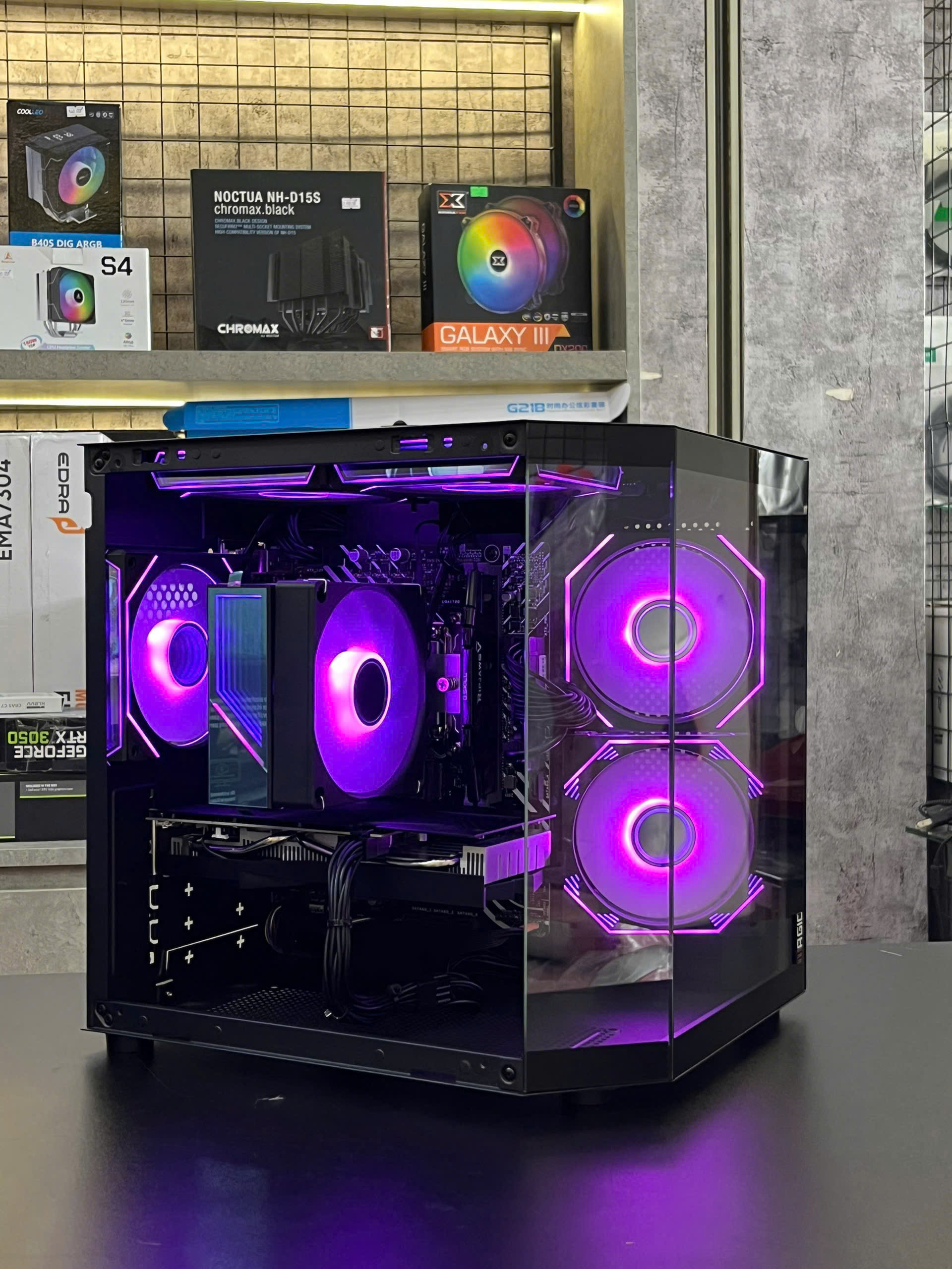 Vỏ case Magic Cubi-M Elite ( Chưa Kèm Fan ) M-ATX , Màu Đen