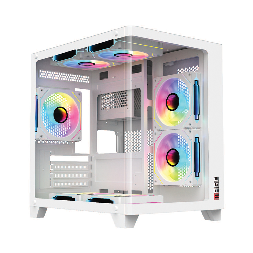 Vỏ case Magic GM-02 ( Chưa Kèm Fan ) M-ATX , AIO 240, Màu Trắng