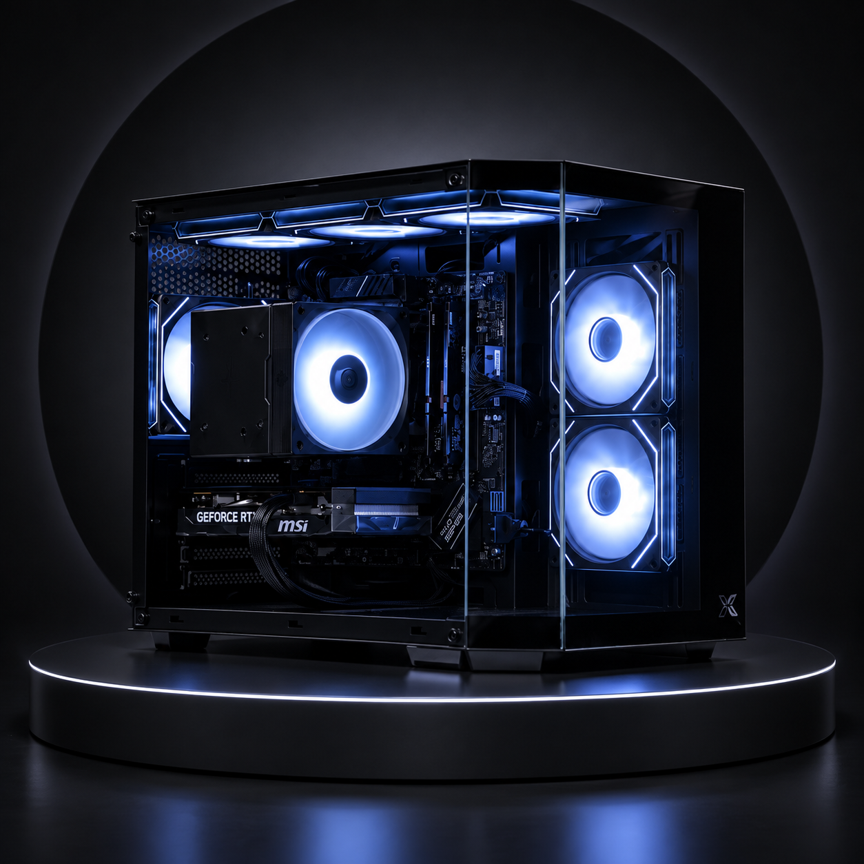 Vỏ case Xigmatek Cubi M Black EN42775 (Chưa Kèm Fan) M-ATX, AIO 360, Màu Đen Bảo Hành 12 Tháng
