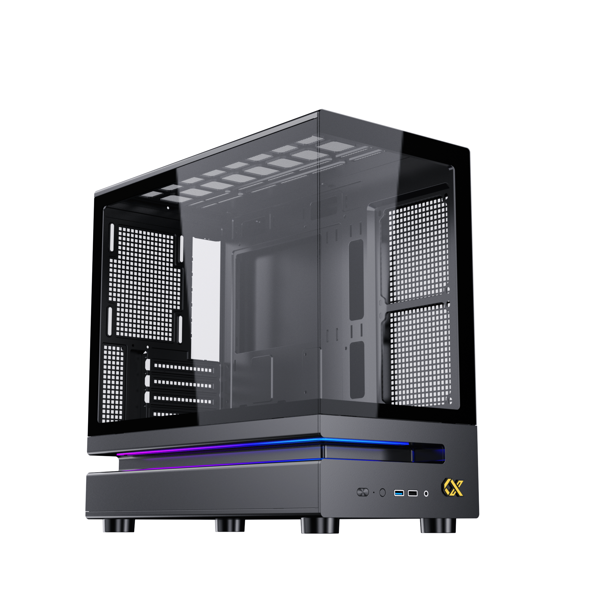 Vỏ case Xigmatek Wind M EN90359 (Chưa Kèm Fan) M-ATX, AIO 360, Màu Đen Bảo Hành 12 Tháng