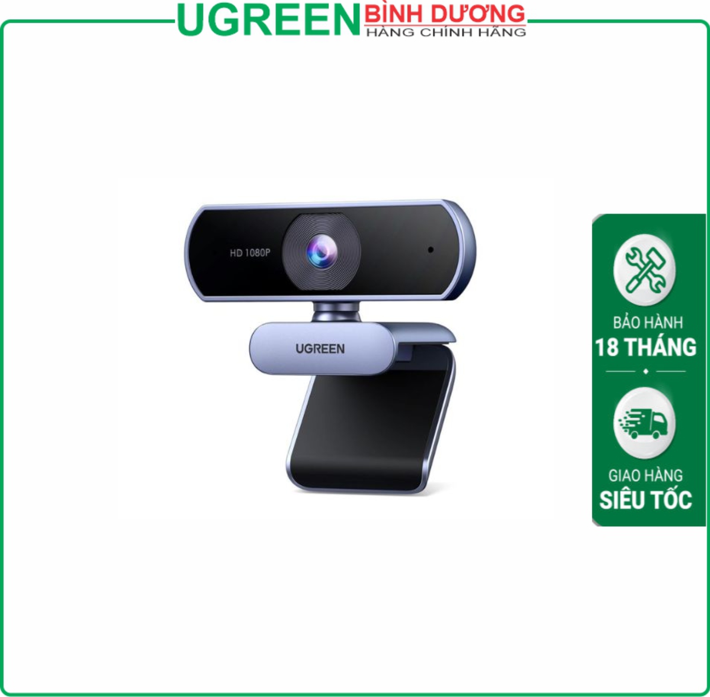 Webcam Full HD 1080P/30fps Có Míc Ugreen (15728)