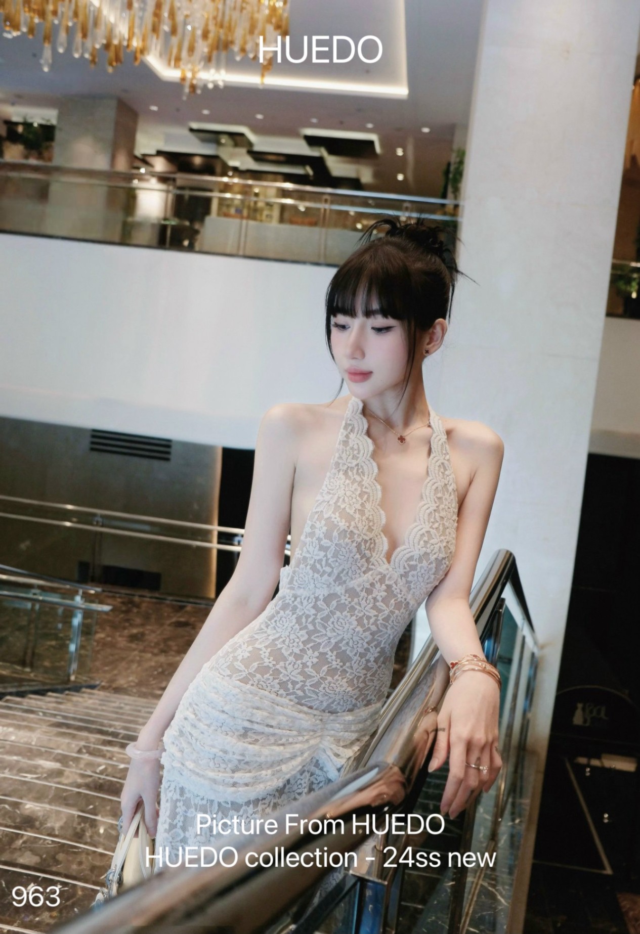 V963 - ĐẦM REN TIM VIỀN