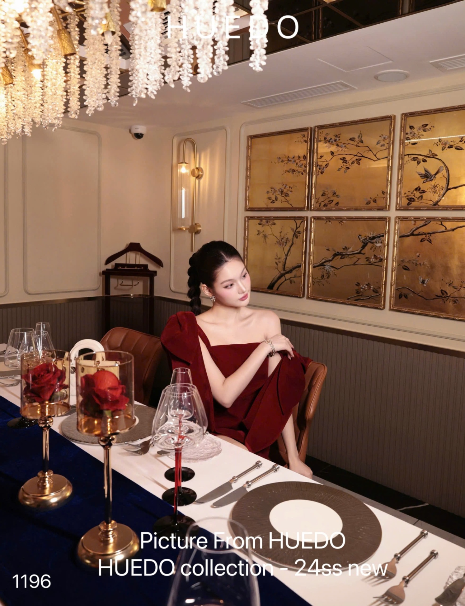 V1196 - ĐẦM NHUNG VAI NƠ