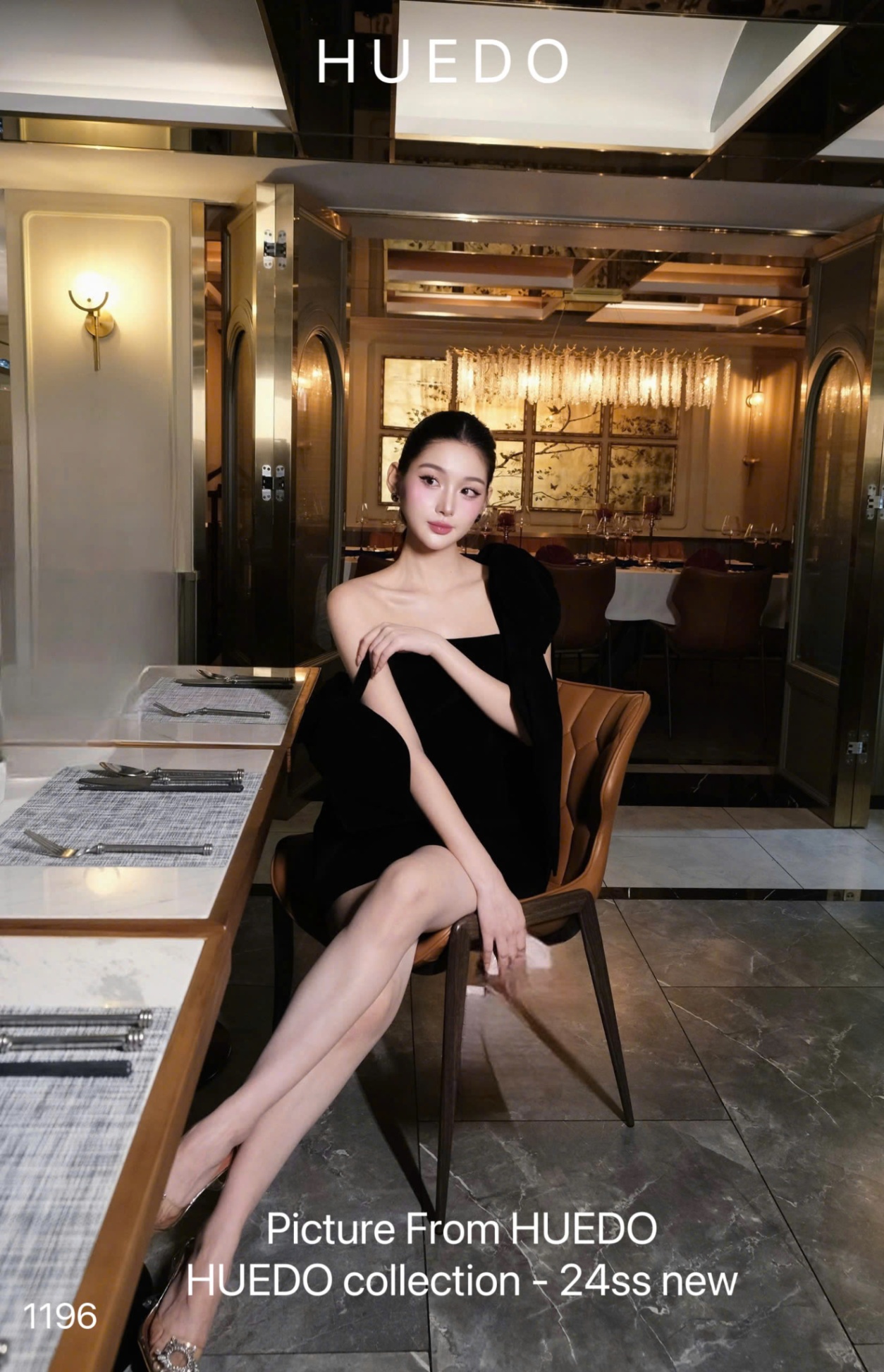 V1196 - ĐẦM NHUNG VAI NƠ