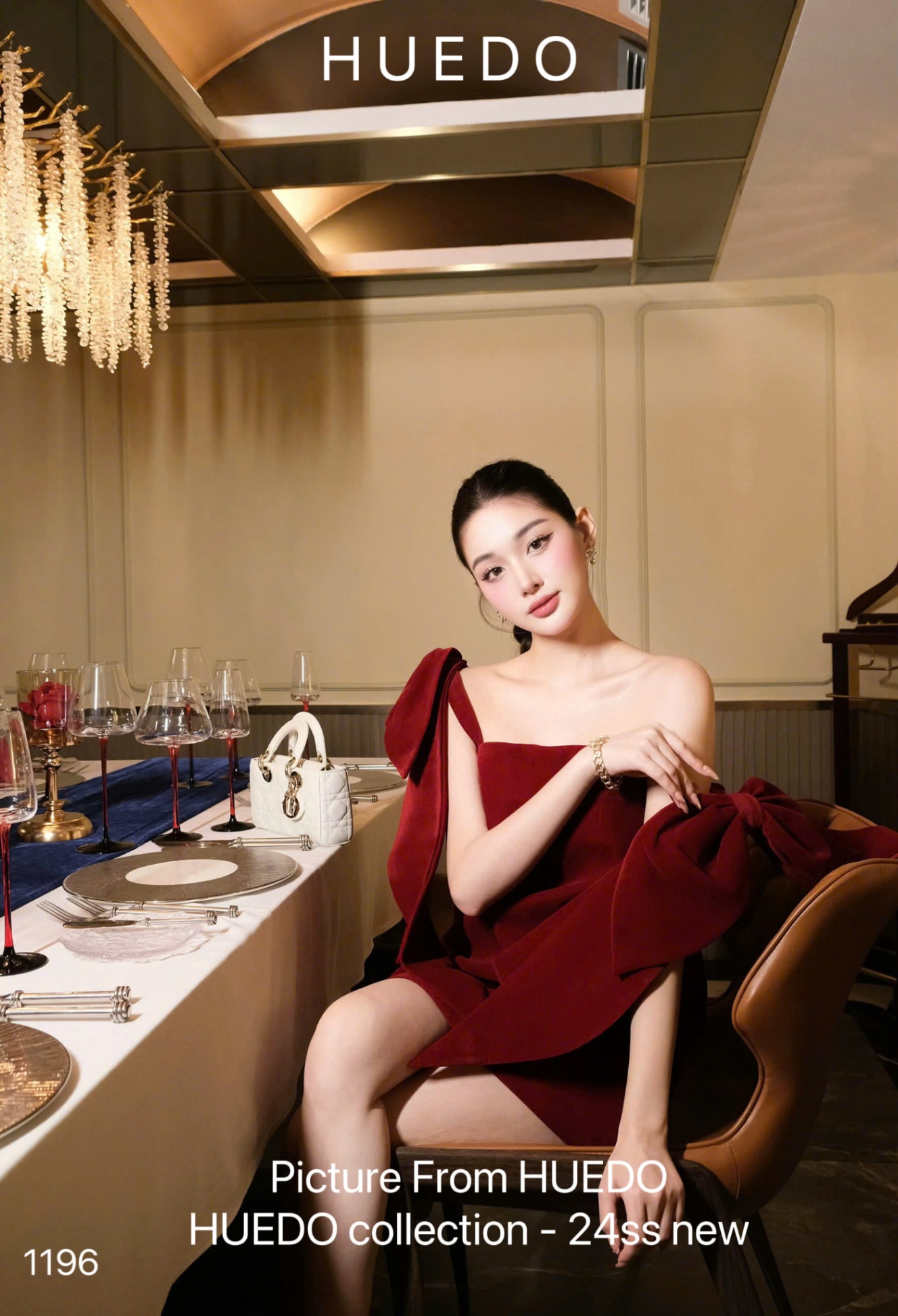 V1196 - ĐẦM NHUNG VAI NƠ