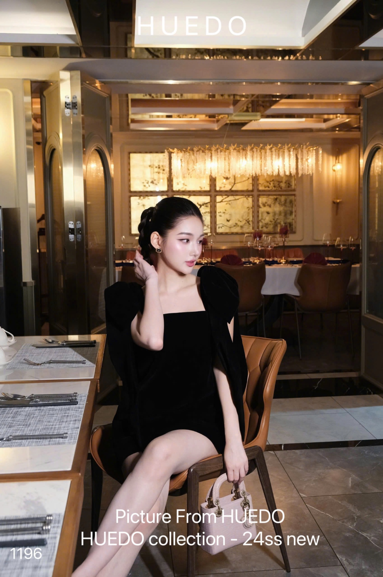 V1196 - ĐẦM NHUNG VAI NƠ