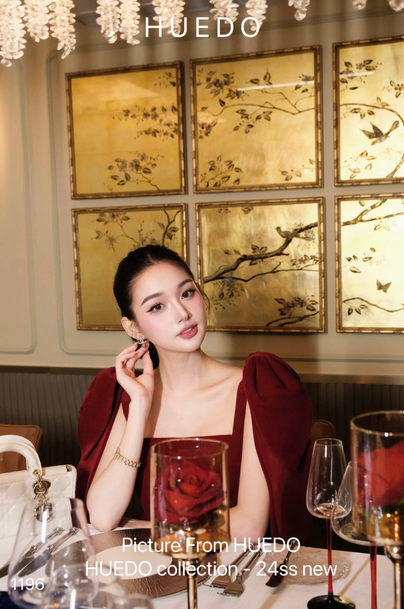 V1196 - ĐẦM NHUNG VAI NƠ