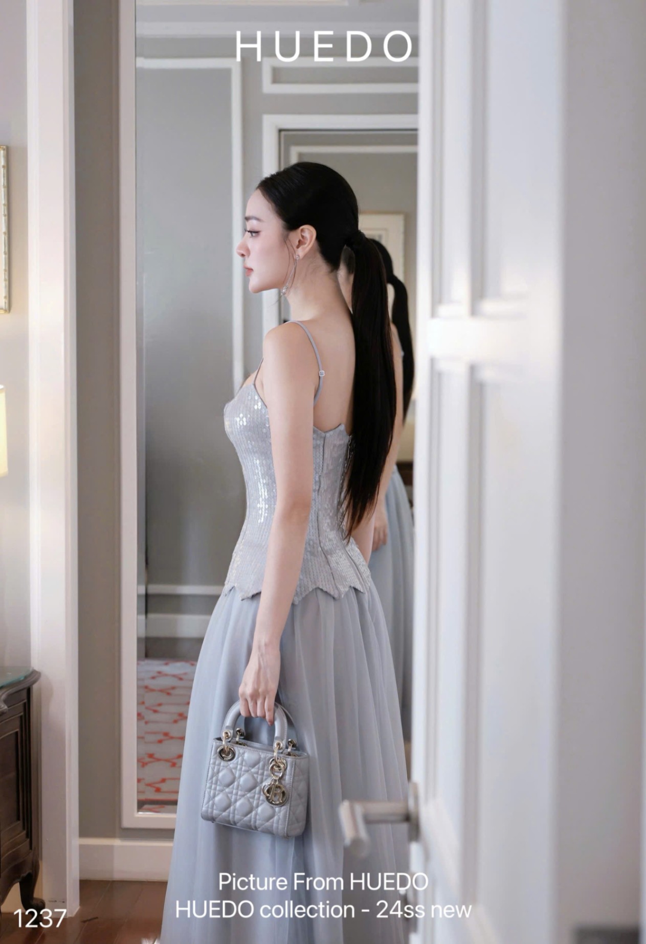 V1237 - ĐẦM KIM SA VÁY LƯỚI