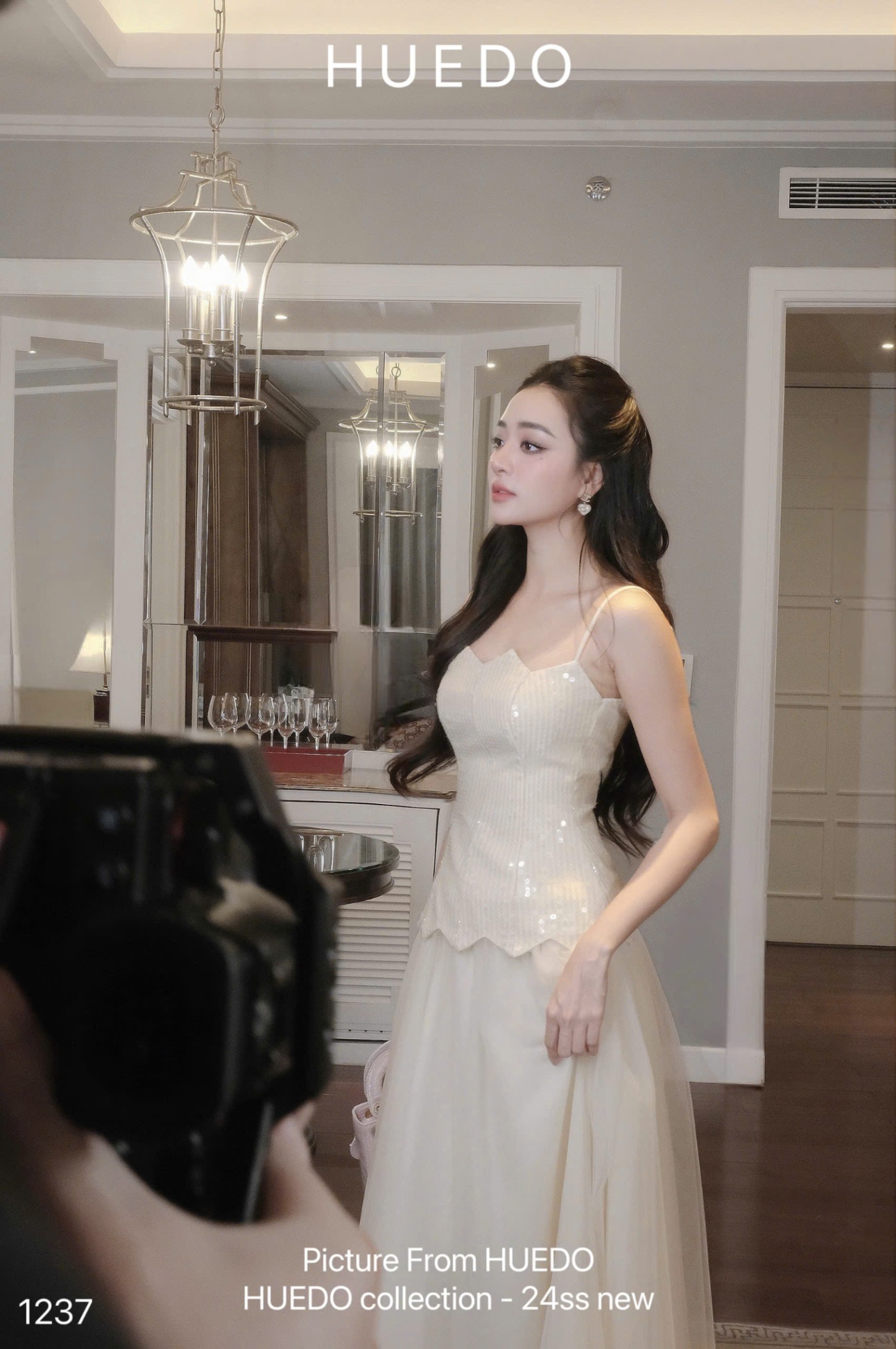 V1237 - ĐẦM KIM SA VÁY LƯỚI