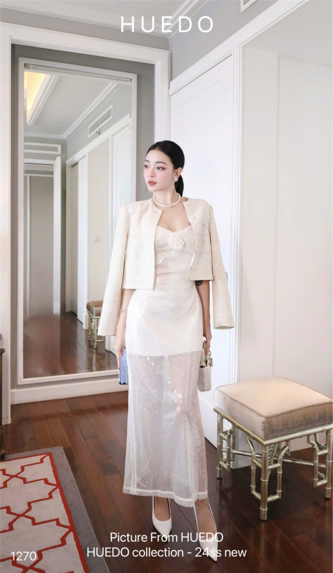 V1270 - SET ĐẦM KIM SA DẠ NGOÀI