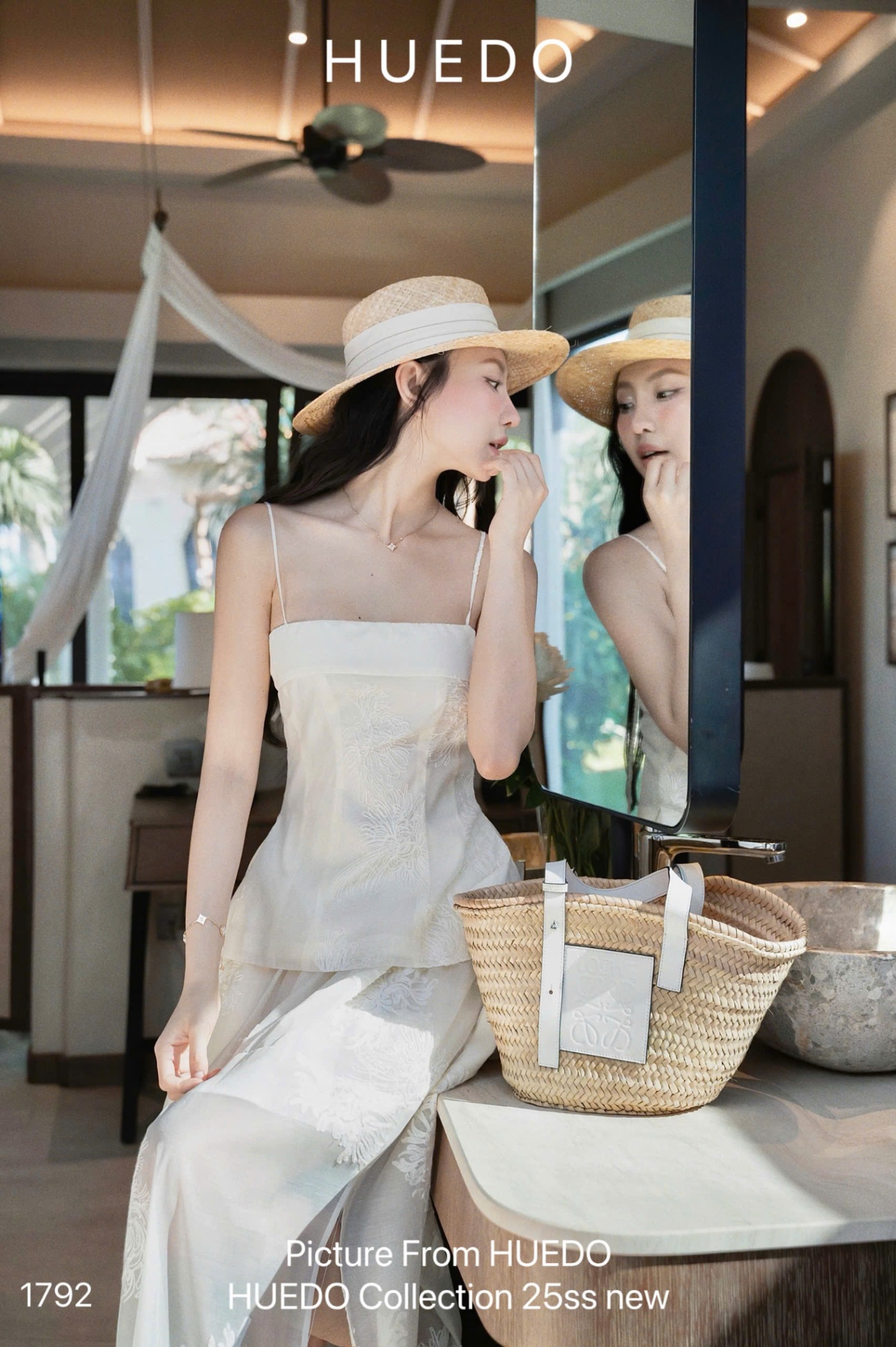 V1792 - SET XẺ VÁY THÊU