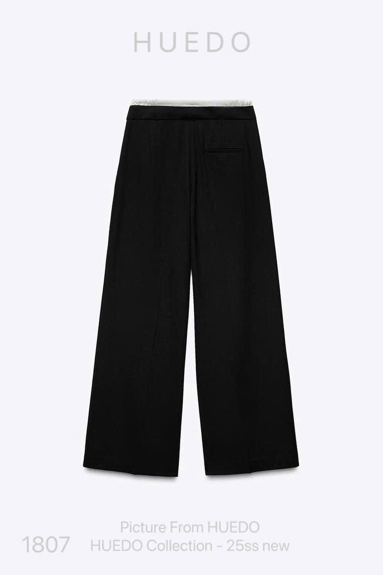 V1807 - QUẦN ỐNG RỘNG CẠP ĐÔI
