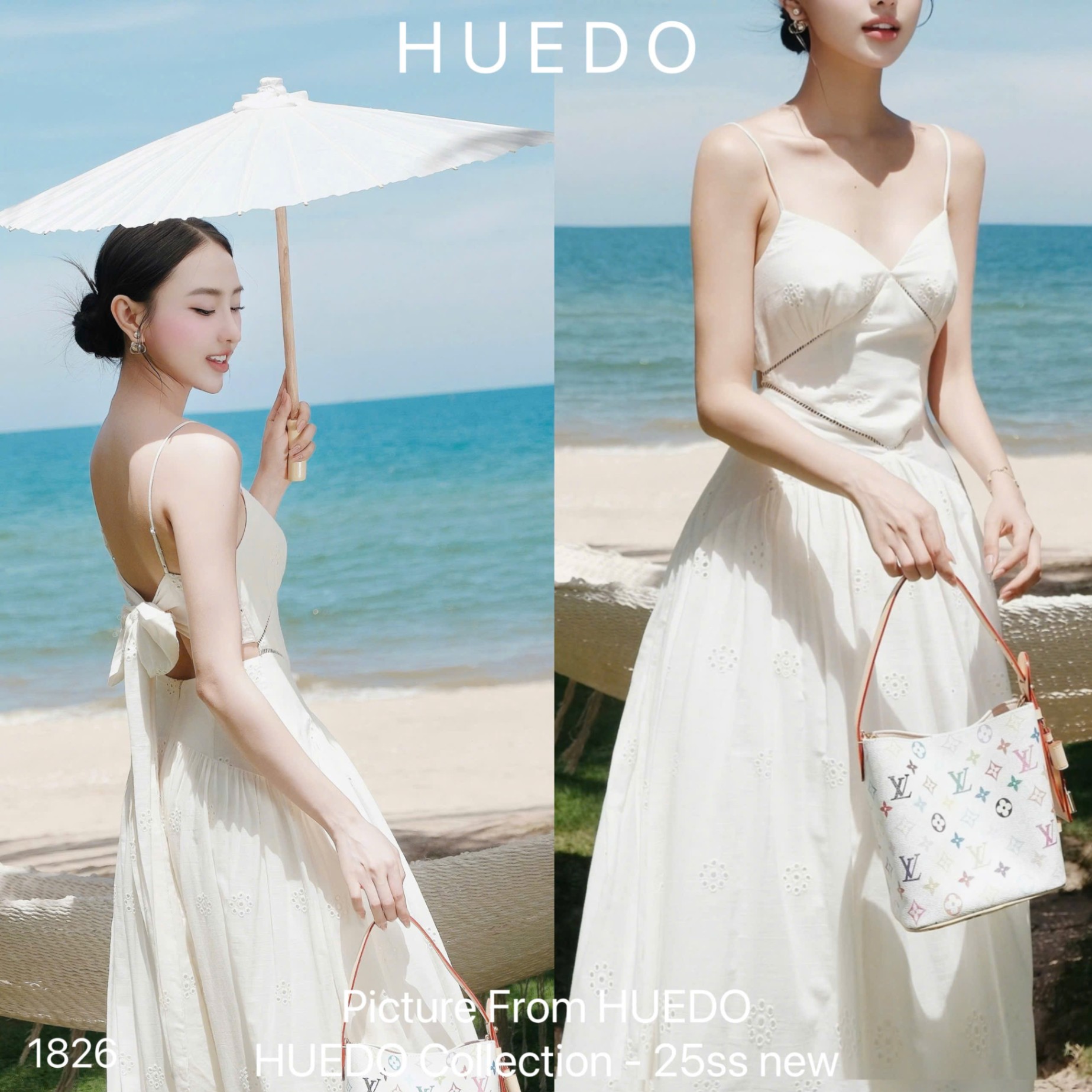 V1826 - ĐẦM MAXI BOI THÊU