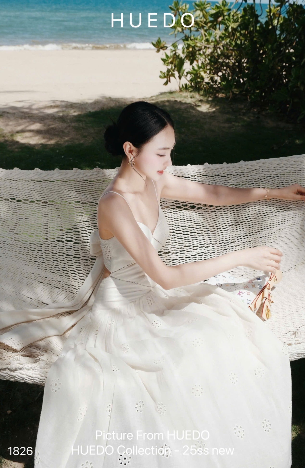 V1826 - ĐẦM MAXI BOI THÊU