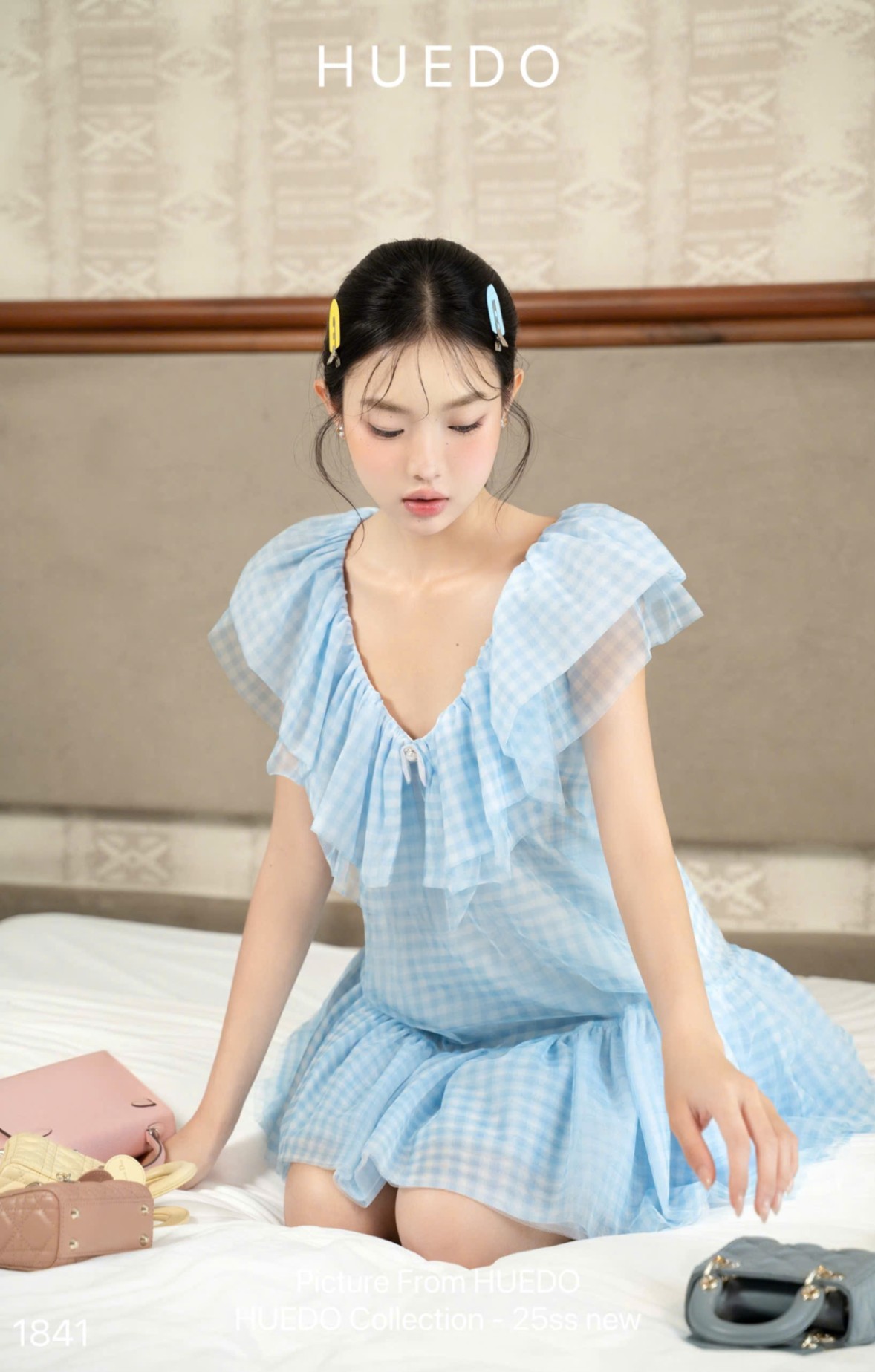 V1841 - BABYDOLL NƠ XOÈ