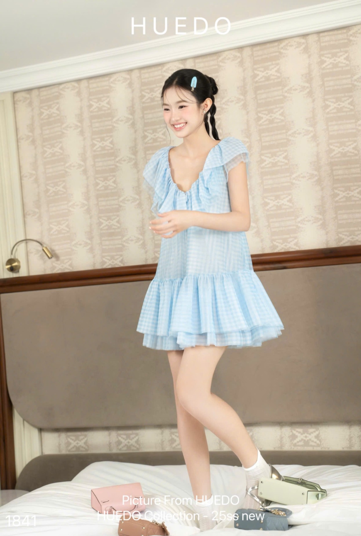 V1841 - BABYDOLL NƠ XOÈ