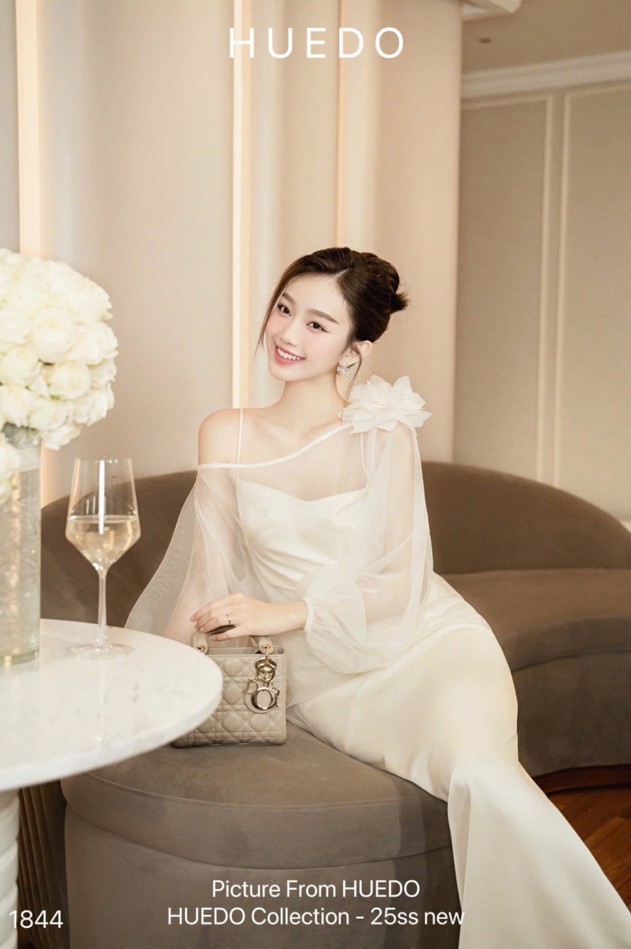 V1844 - SET ĐẦM LỤA HOA