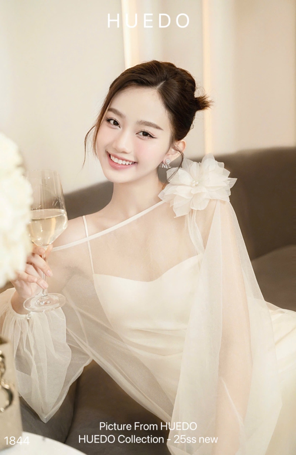 V1844 - SET ĐẦM LỤA HOA