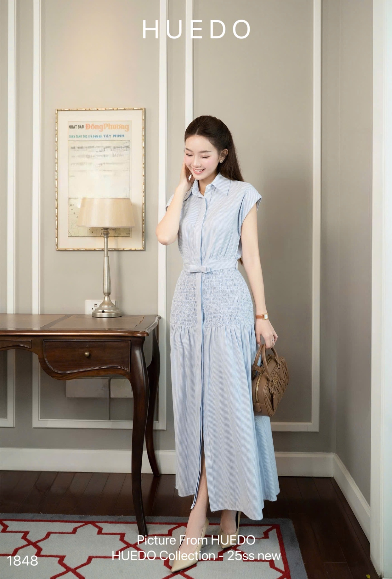 V1848 - ĐẦM SỌC ĐAI NƠ