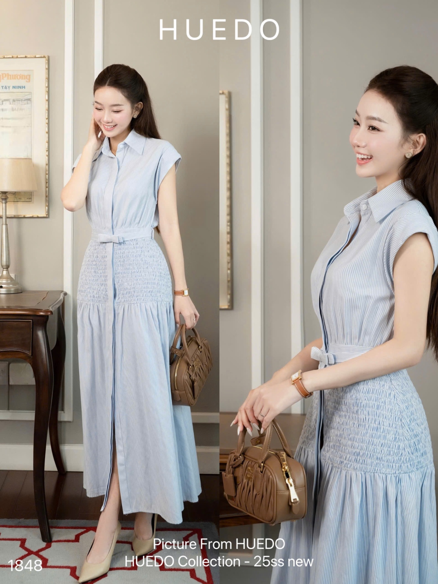 V1848 - ĐẦM SỌC ĐAI NƠ
