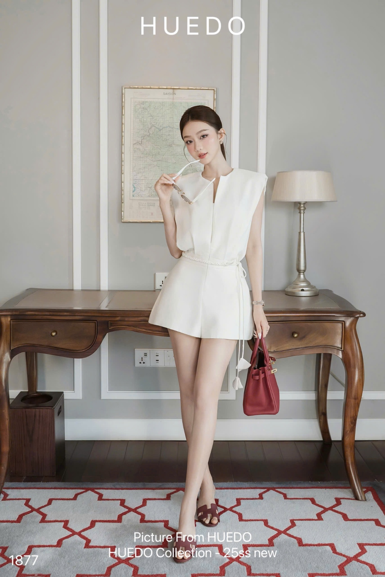 V1877 - SET SHORT DÂY HOA