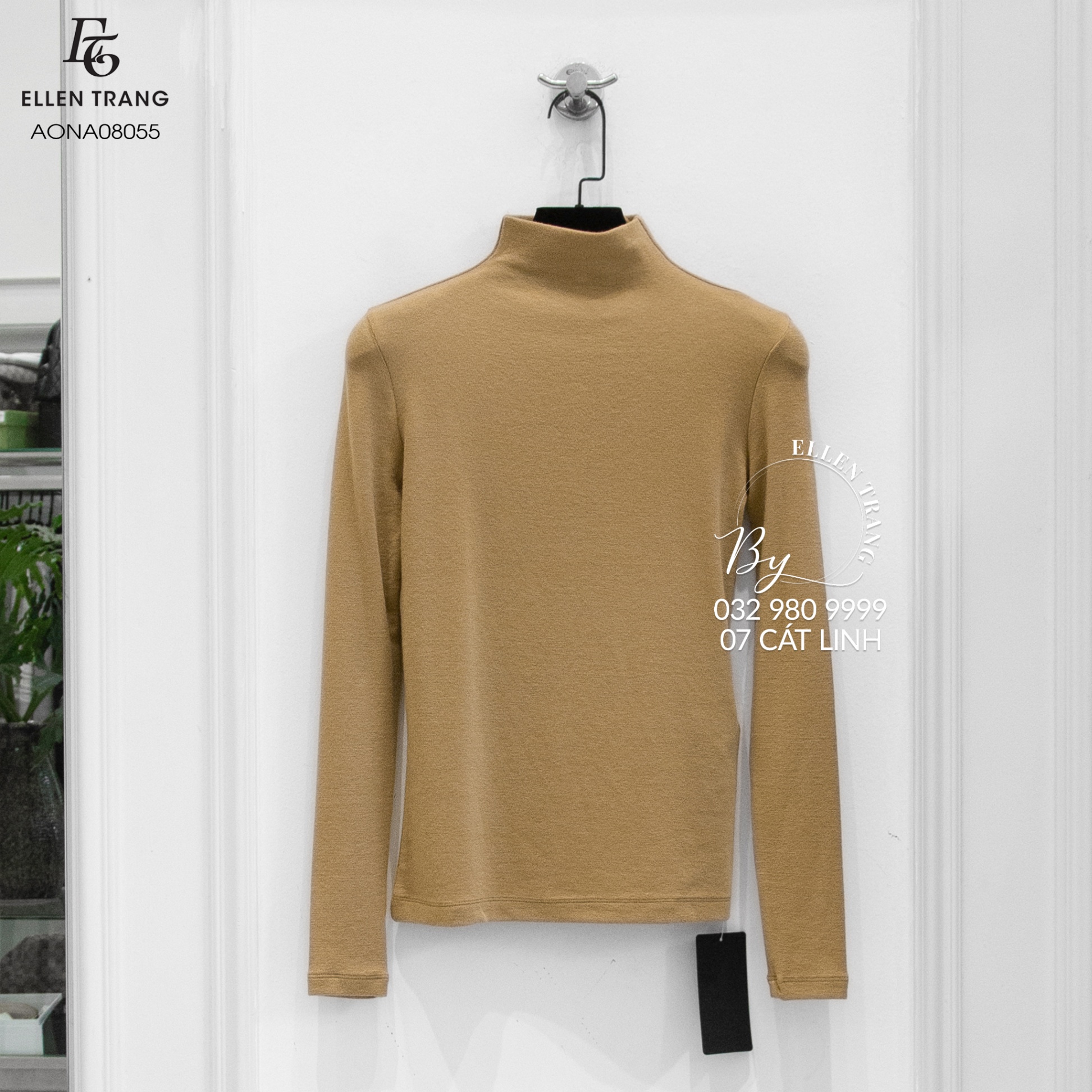 ÁO GIỮ NHIỆT LÔNG CỪU NÂU BÒ