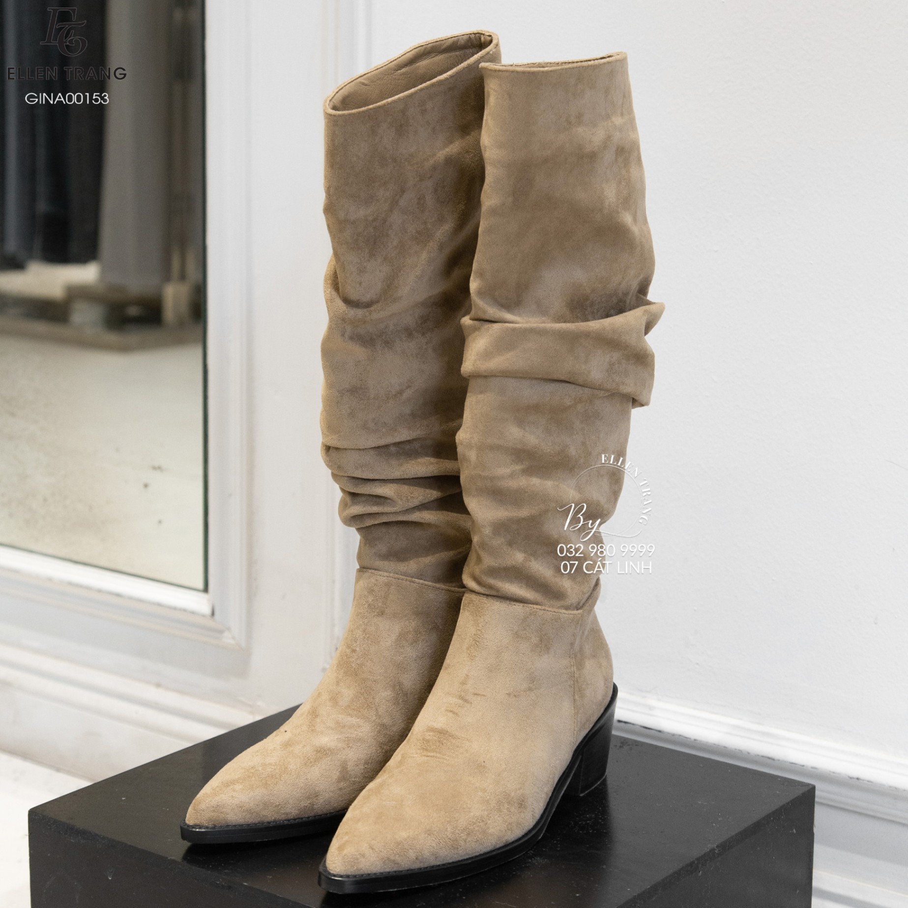 BOOT NÂU DA LỘN CỔ NHÚN