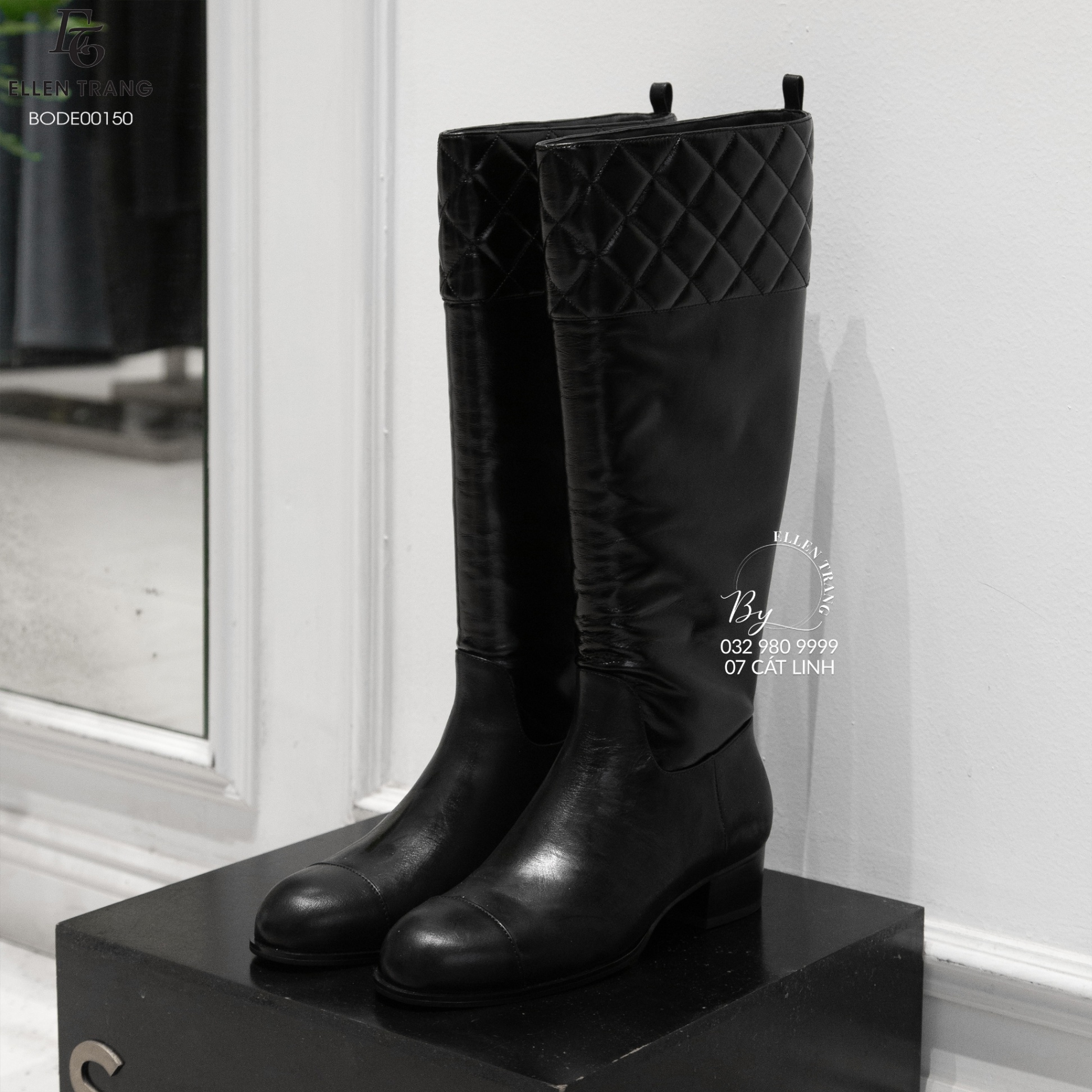 BOOT ĐEN CỔ Ô TRÁM
