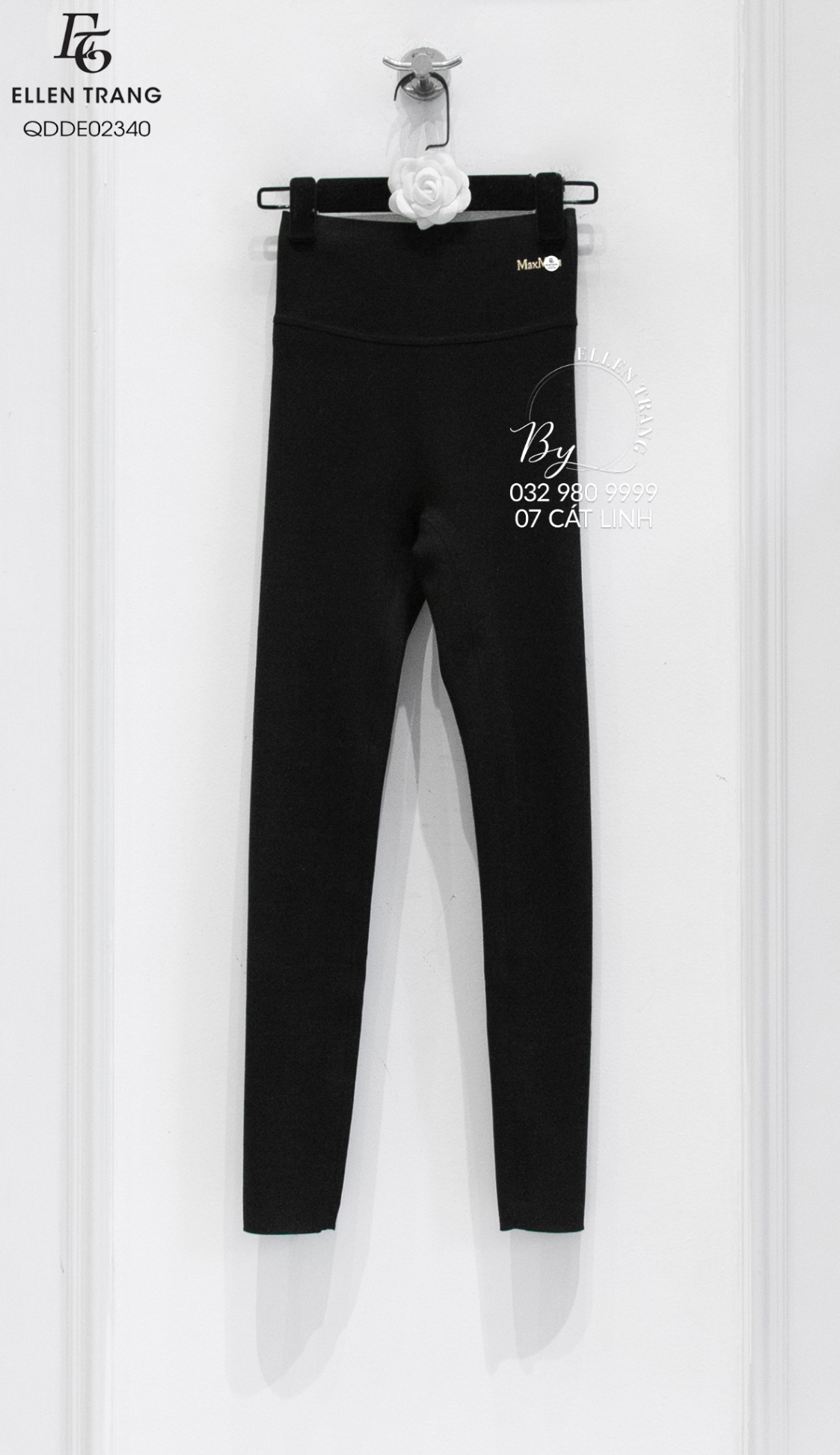 QUẦN DÀI LEGGING ĐEN MAXMARA
