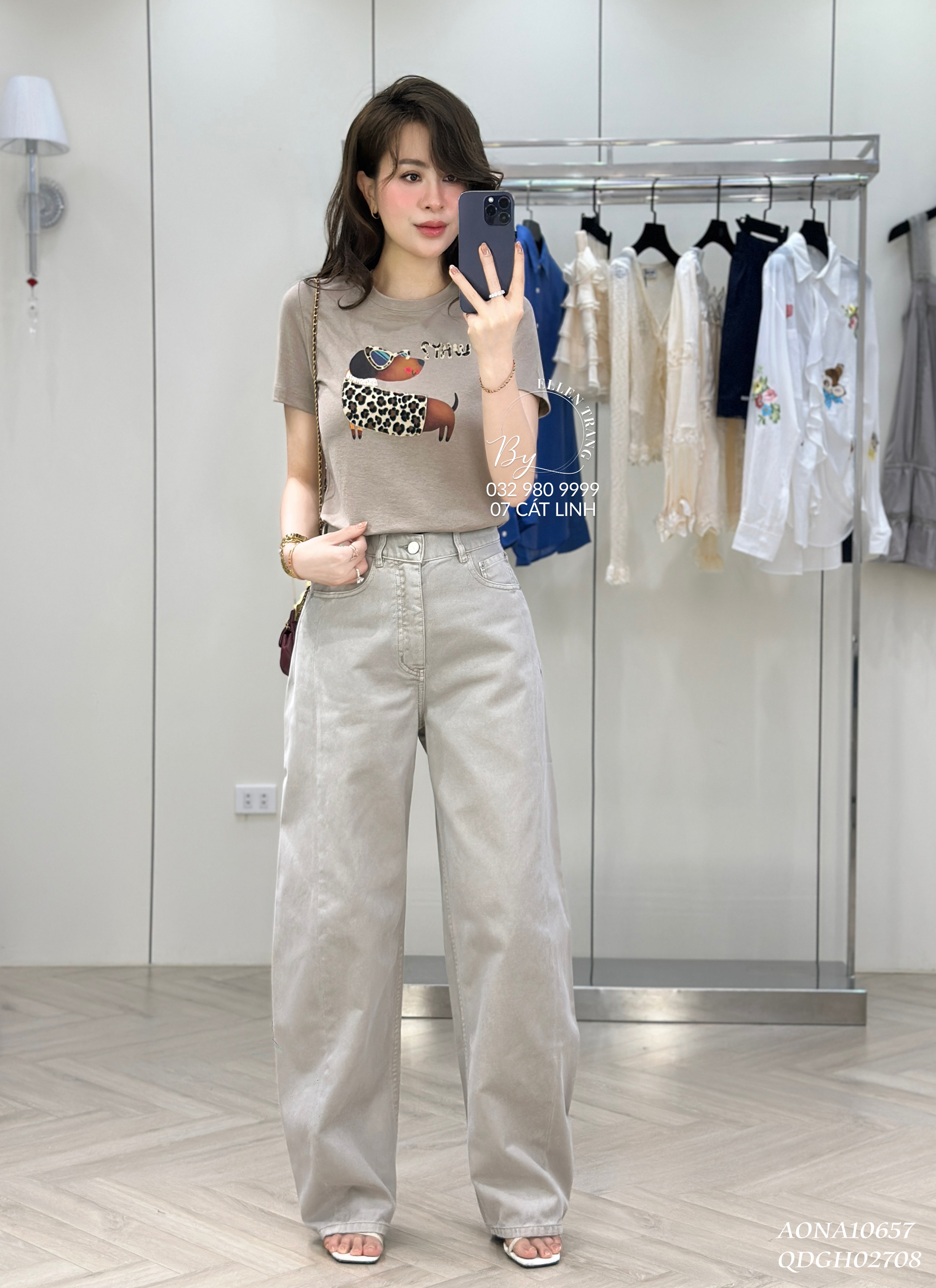 ÁO PHÔNG NÂU HÌNH CHÓ CHỮ WHY?
