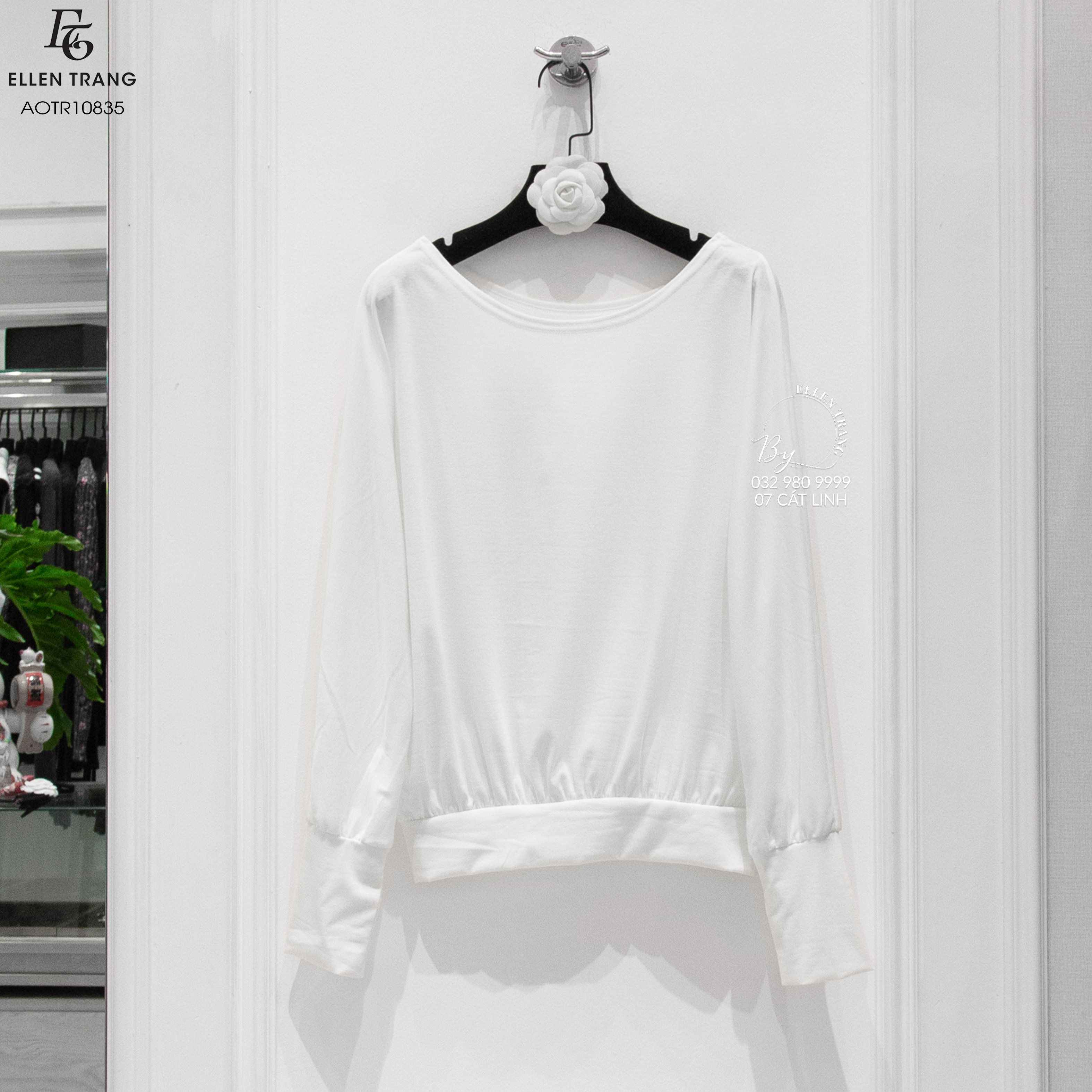 ÁO TRẮNG CỔ TRỄ DÀI TAY