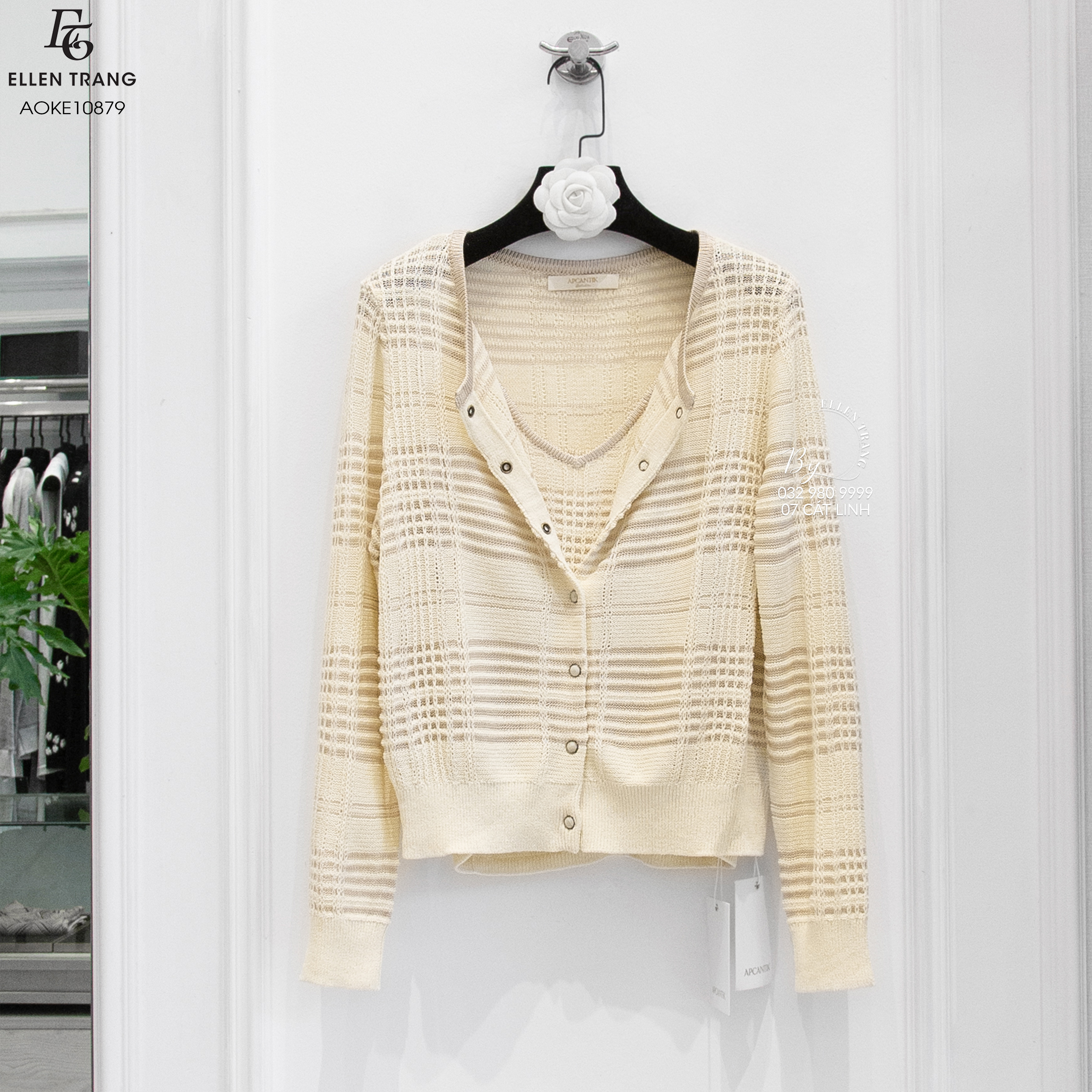 SET ÁO BE KẺ NÂU APCANTIK