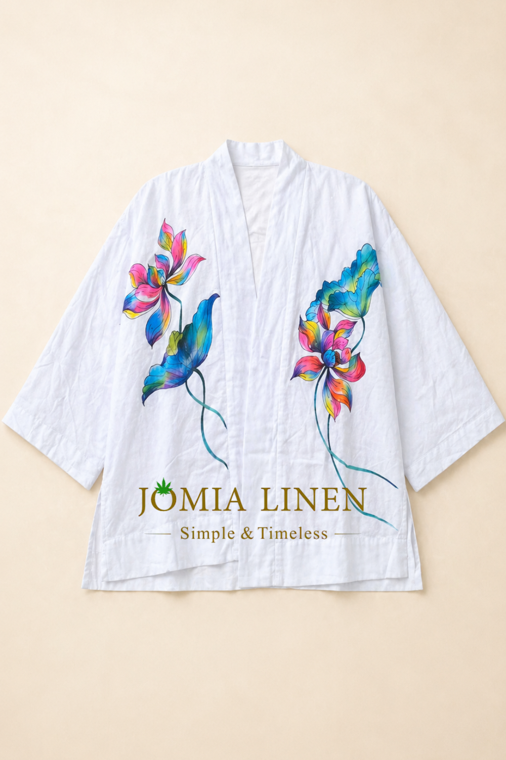 Áo Khoác Kimono Linen JOMIA – Sắc Sen