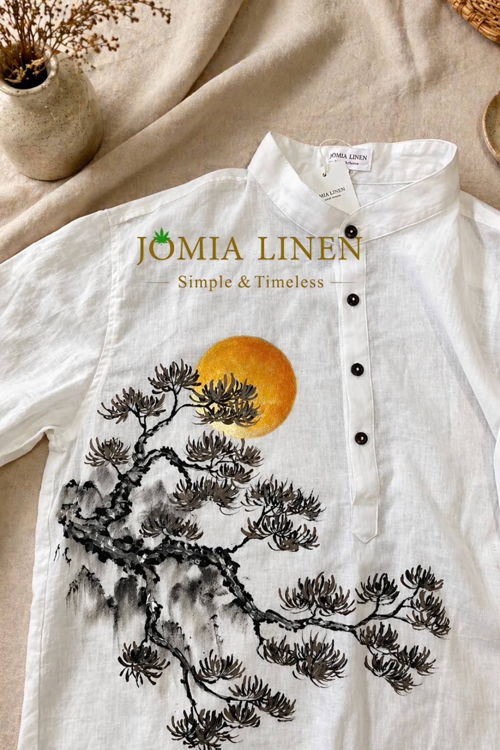 Áo Nam Vẽ Tay Thủ Công JOMIA – Full Size