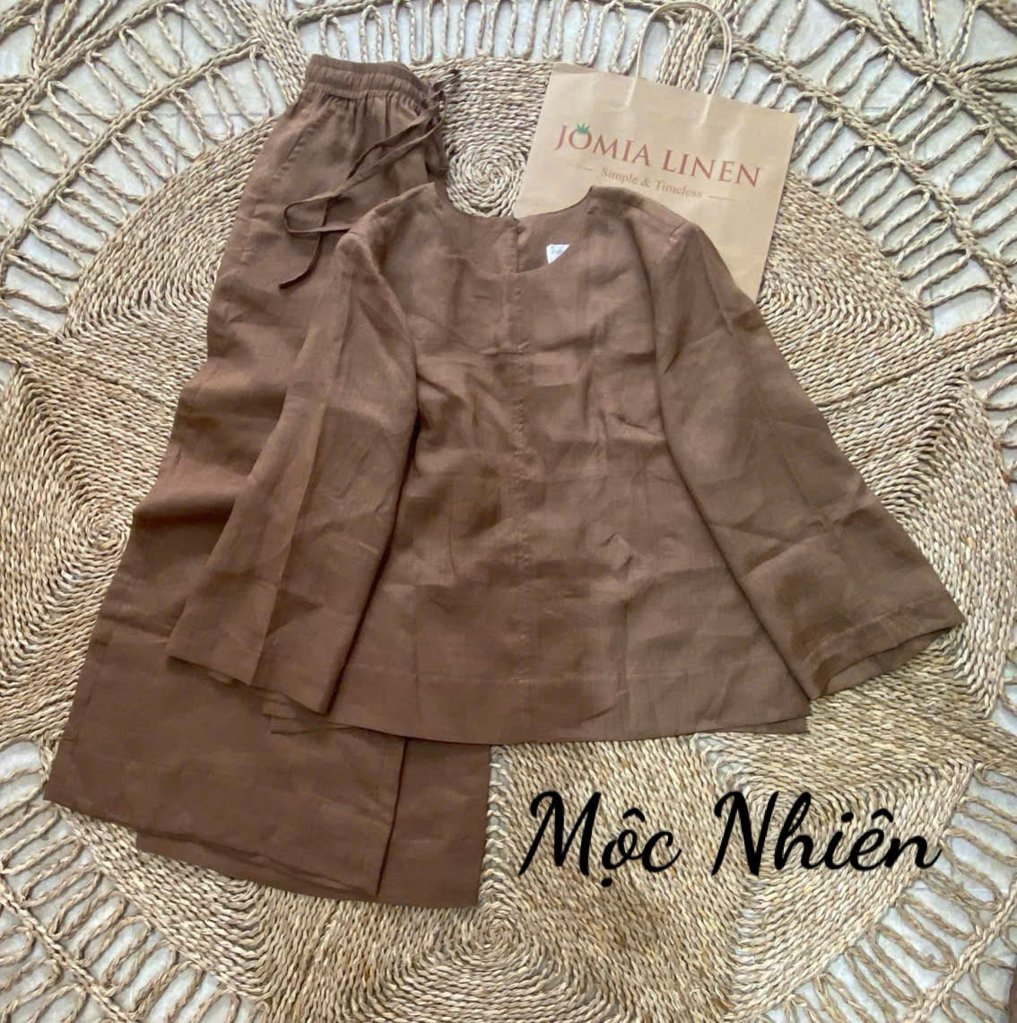 Set Thiền Linen Tơ Mộc Nhiên – JOMIA LINEN