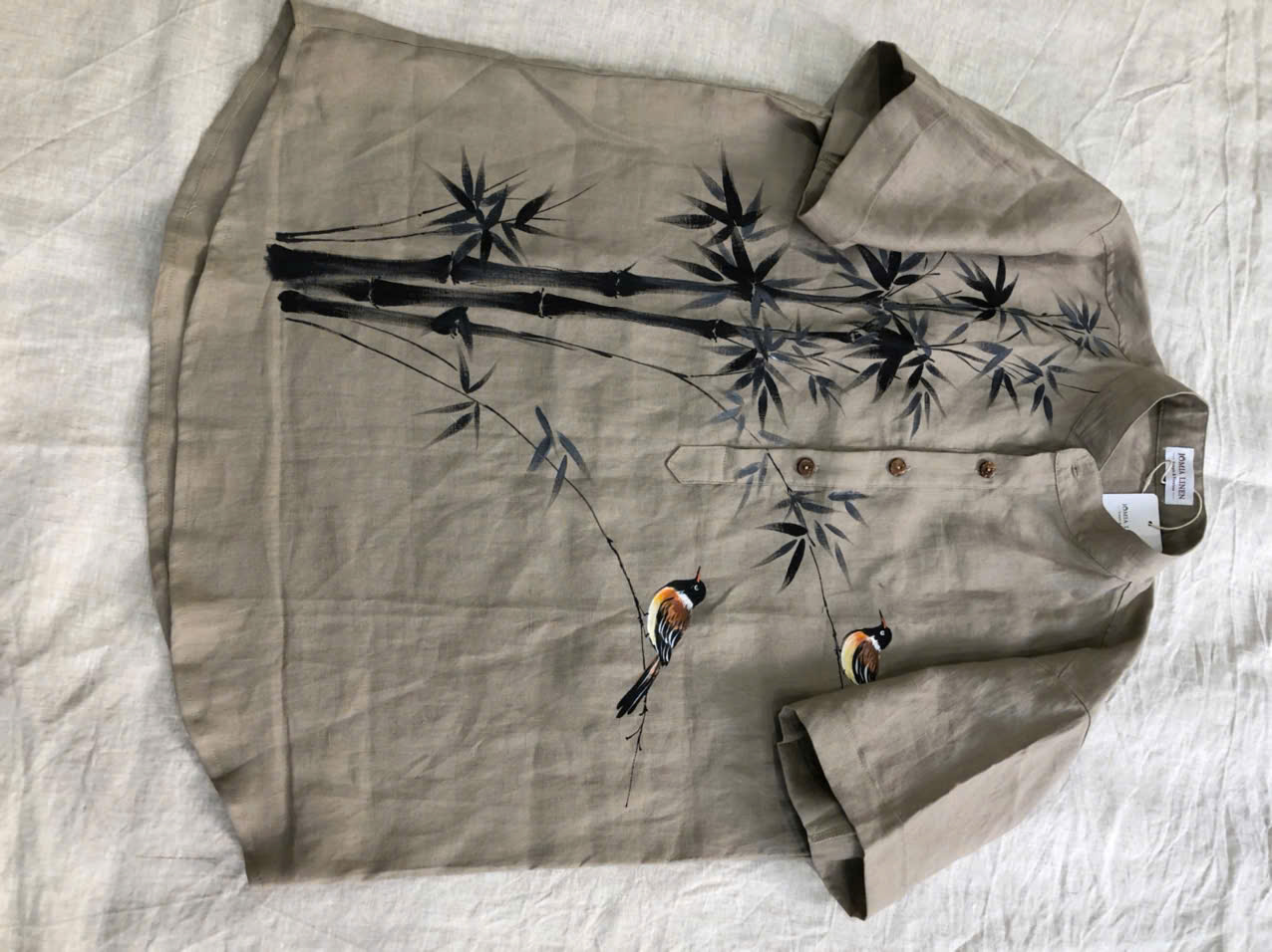 TRÚC KIÊN - LINEN VẼ TAY THỦ CÔNG