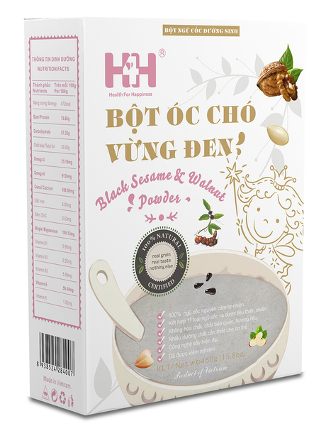 Bột óc chó vừng đen