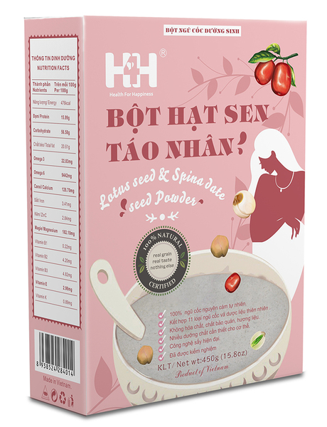 Bột hạt sen táo nhân